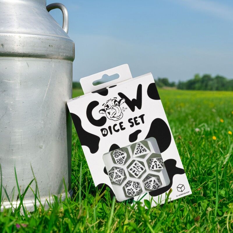 Q Workshop | MOOzilla | Cow Dice Set
