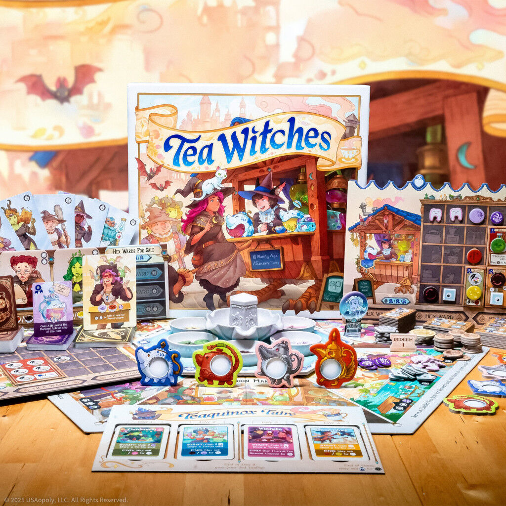 Usaopoly | Tea Witches (EN) | Board Game