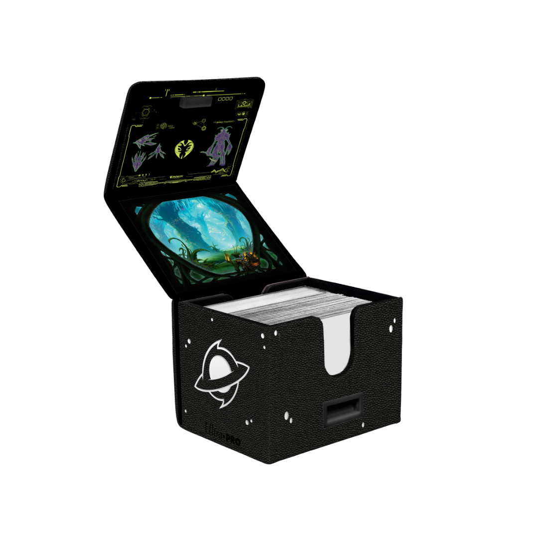 Ultra Pro - Edge of Eternities - Evendo, Waking Haven - Premium Alcove Edge Deck Box for Magic: The Gathering