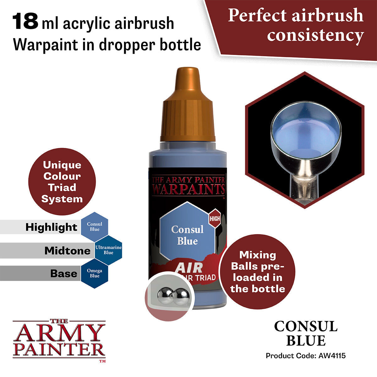 The Army Painter - Consul Blue - Warpaints Air