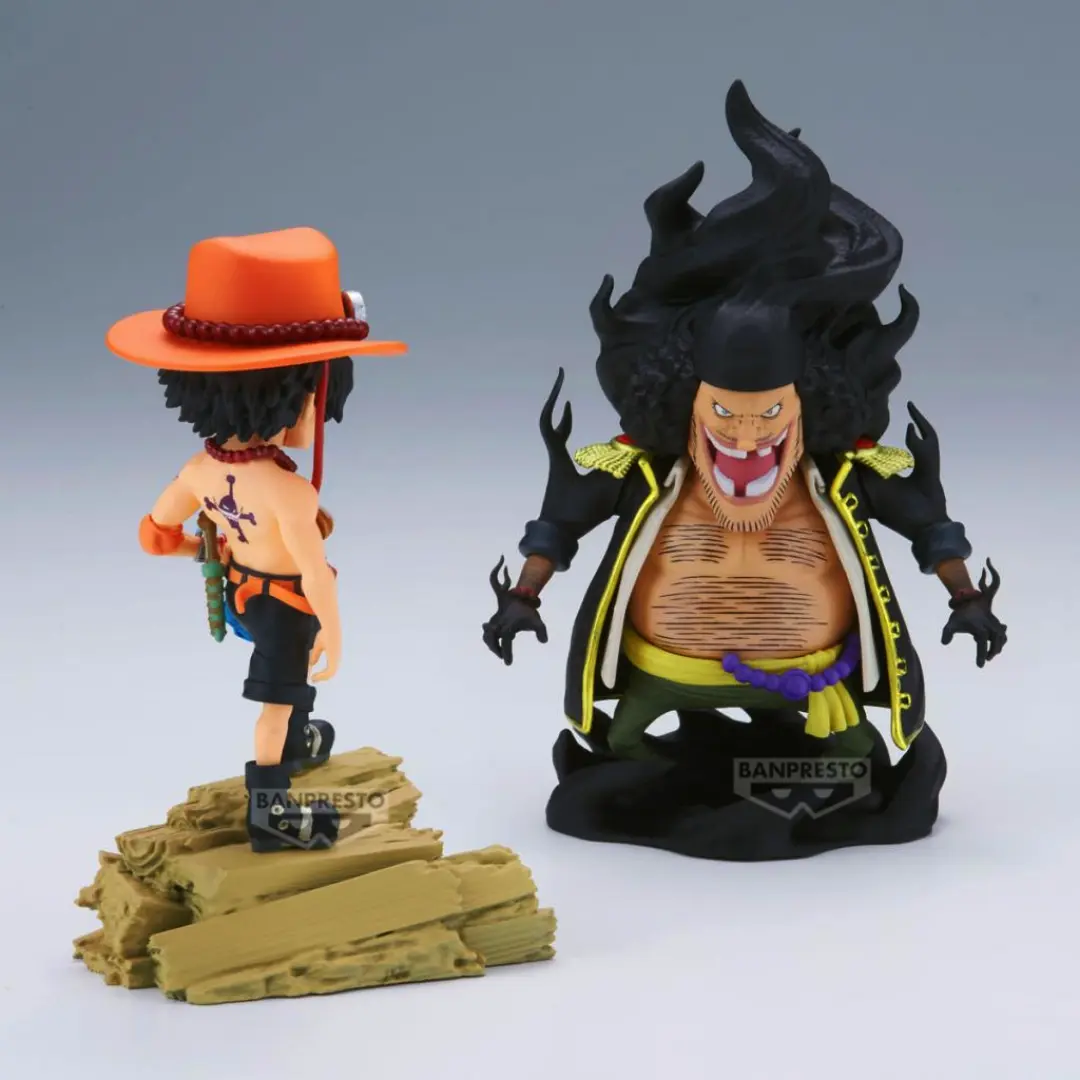 Banpresto: One Piece - Portcas D. Ace vs. Marshall D. Teach World Collectible Figures (8cm)