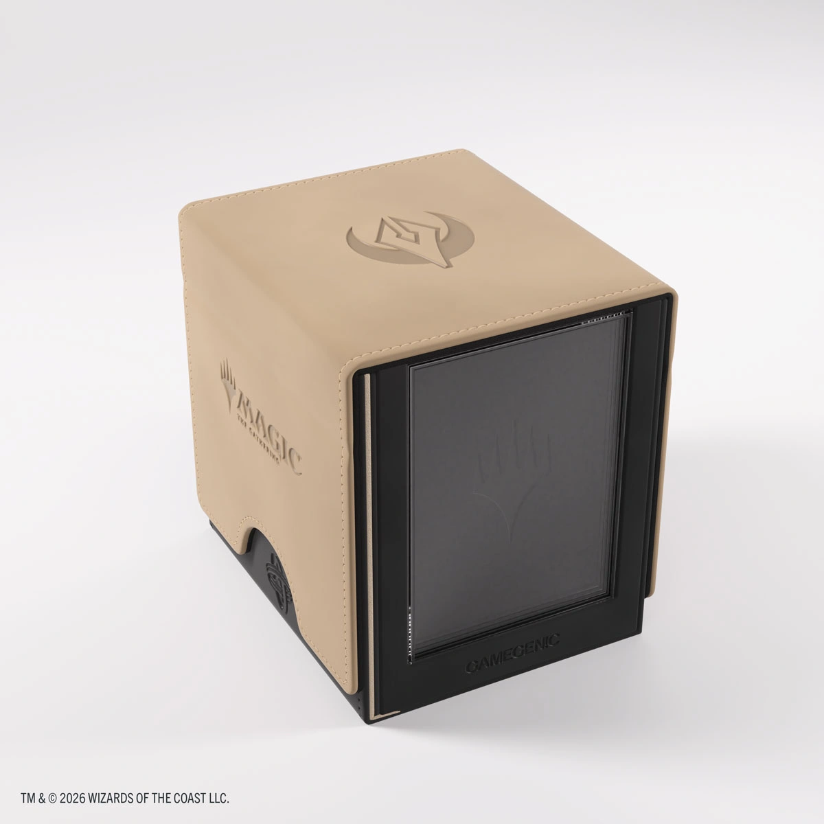 Gamegenic | Secrets of Strixhaven - Schwarz/Beige | Deckbox Sidekick Plus100+ XL