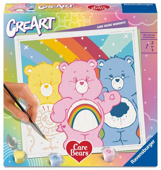 Ravensburger | Care Bears - Glücksbärchi-Momente | CreArt Malen nach Zahlen