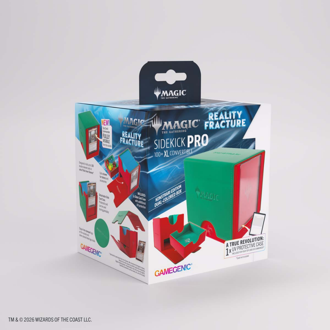 Gamegenic | MTG: Reality Fracture - Konstrari | Sidekick Pro Convertible Deckbox 100+ XL