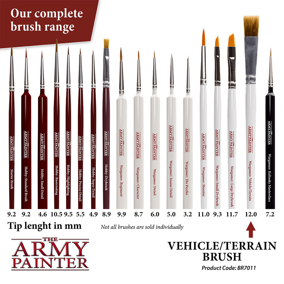 The Army Painter - Vehicle & Scenery - Wargamer Brush
