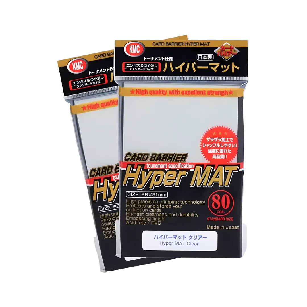 KMC | Standard Sleeves | Hyper Mat Transparent (80)