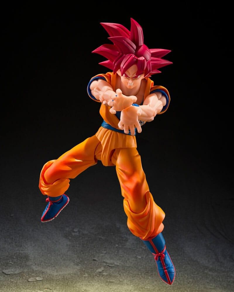 Tamashii Nations | Super Saiyan God Son Goku God Aura S.H.Figuarts (15cm) | Dragon Ball Super