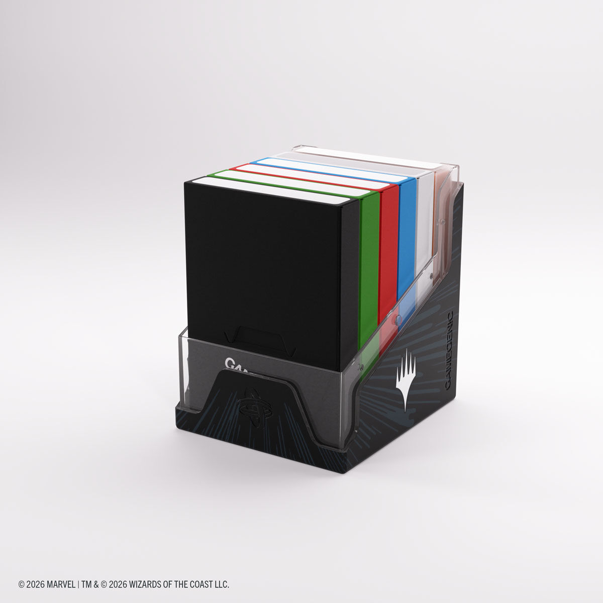 Gamegenic | Marvel Super Heroes - Comic Burst Black | Deckbox Bastion 100+ XL