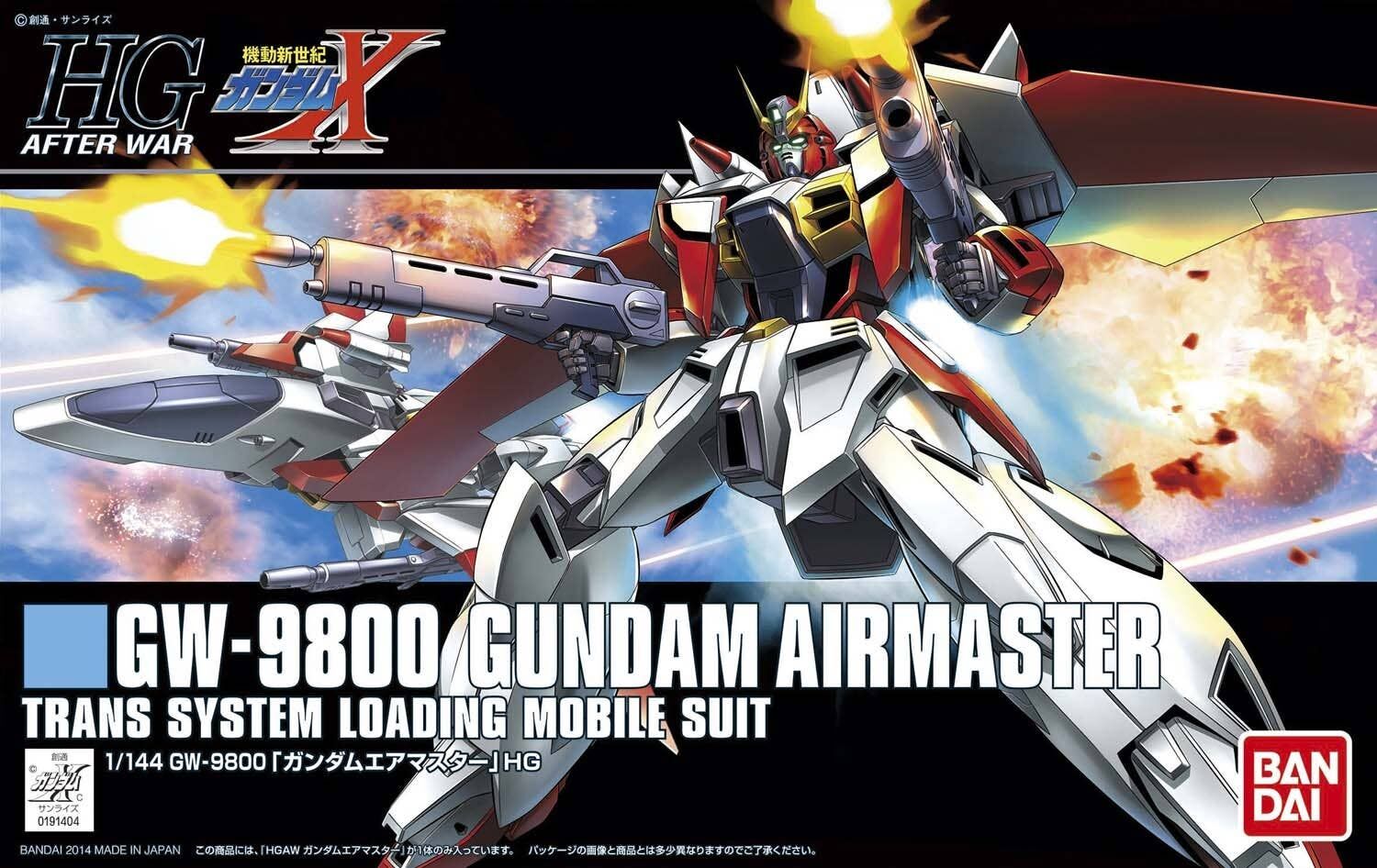 Bandai | HGAW GW-9800 Gundam Airmaster | After War Gundam X (1/144)