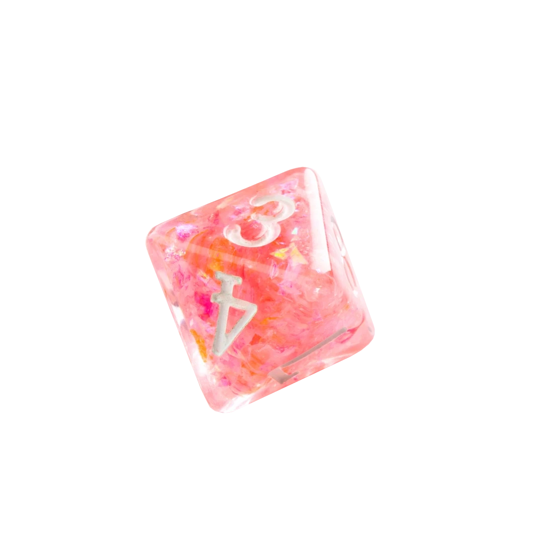 Gamegenic | RPG Dice Set | Candy-like Series Peach 
