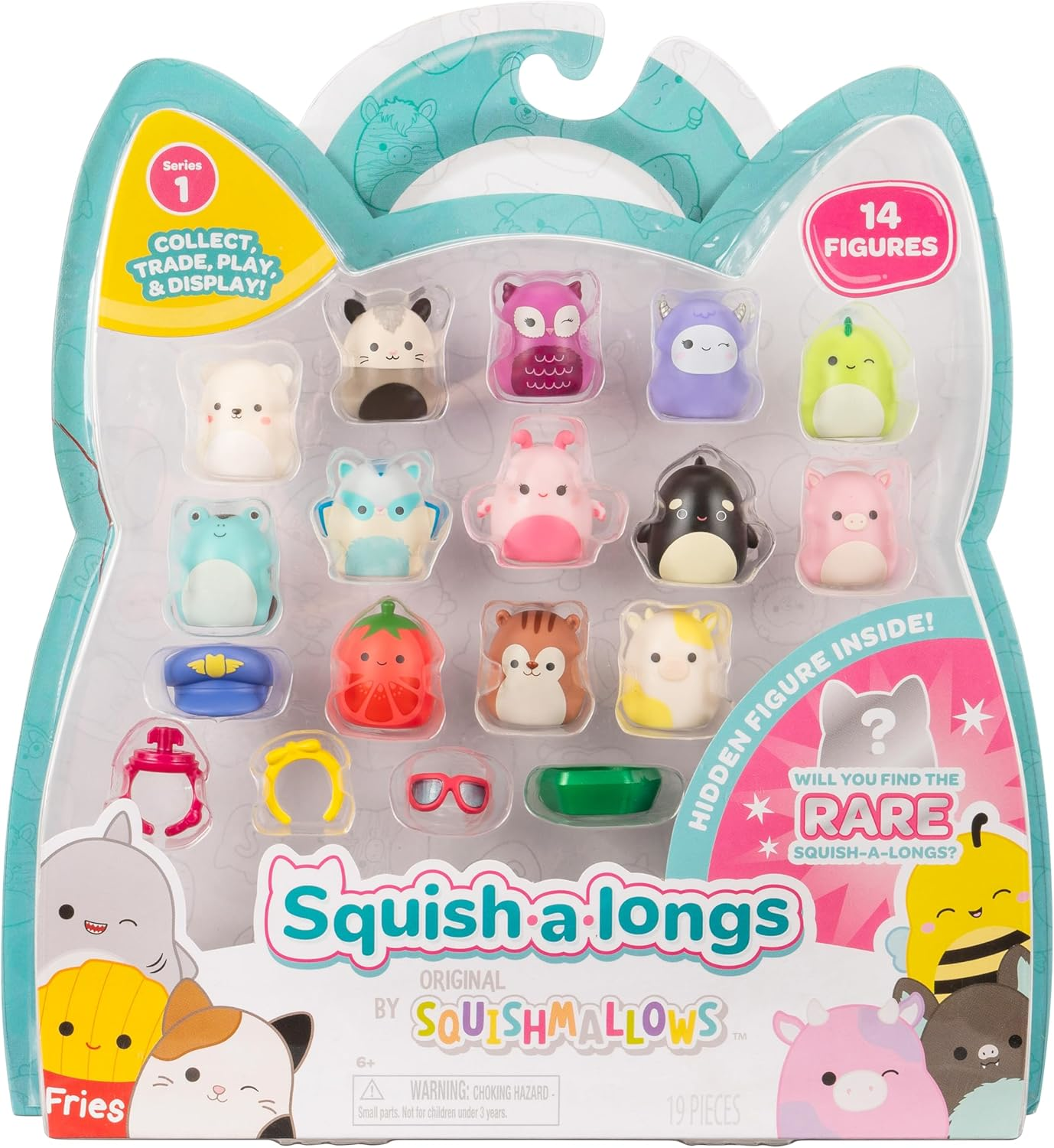 Jazwares | Squish-a-longs Mini-Squish 14-Pack | STYLE 2 W1