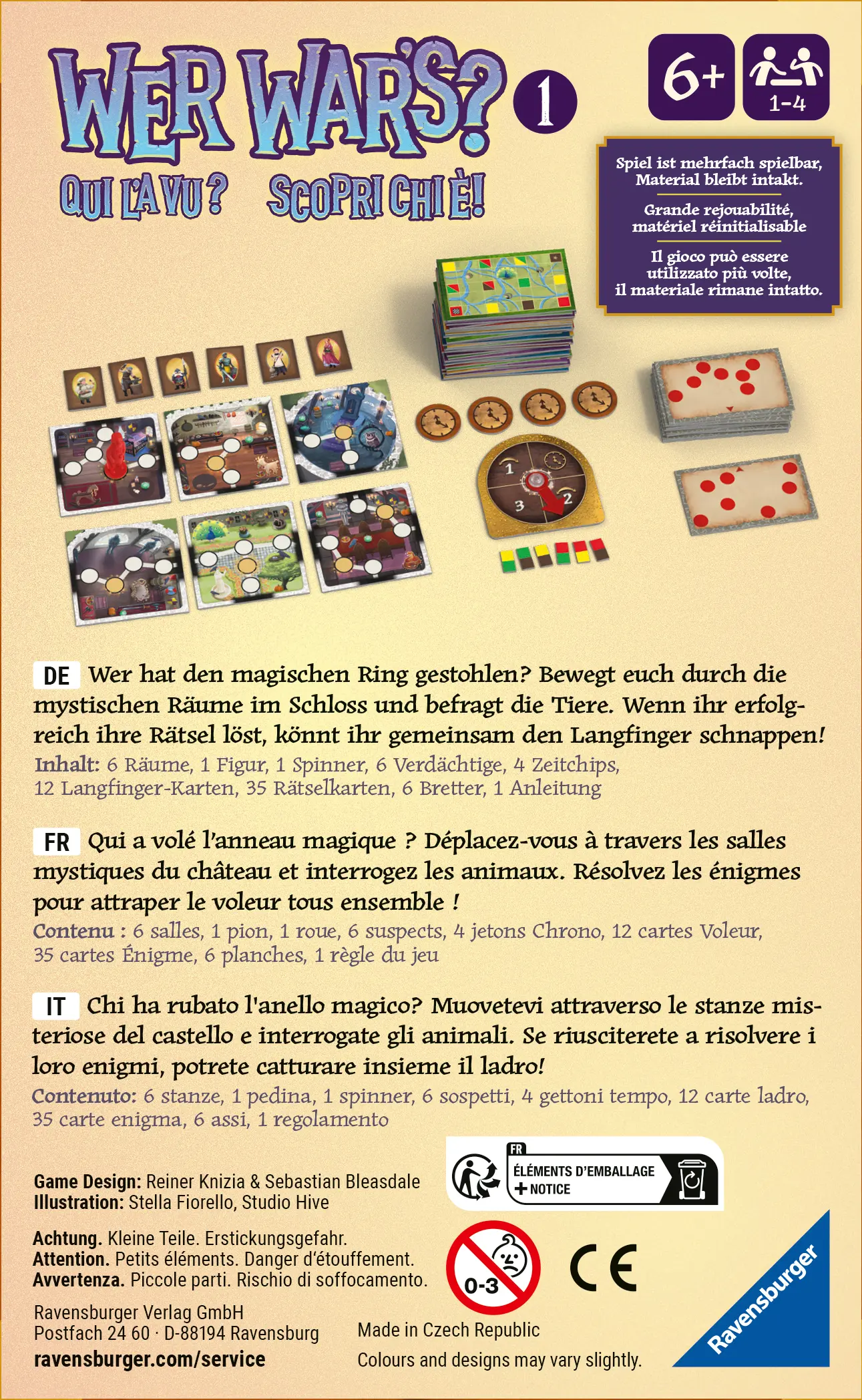 Ravensburger | Wer war's Mystery Kids 1 Im Schloss | Mystery