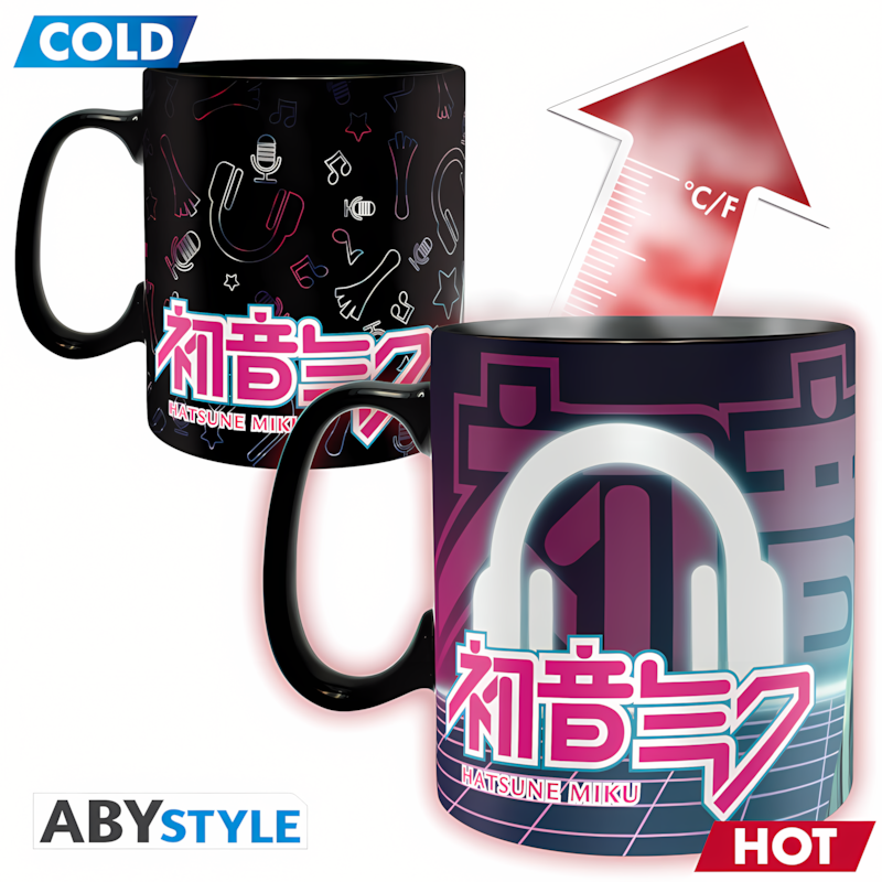 Abysse: Hatsune Miku - Mug Heat Change (460ml) - Hatsune Miku