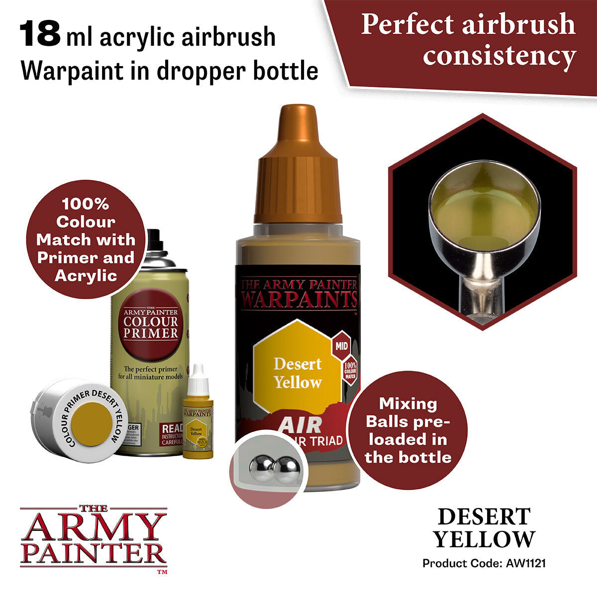 The Army Painter - Desert Yellow - Warpaints Air