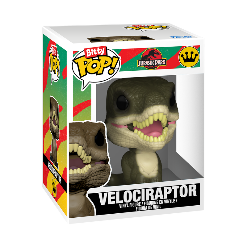 Bitty POP 2 Pack | Velociraptor & Brachiosaurus | Jurassic Park