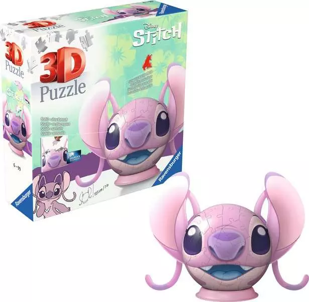 Ravensburger | Disney Stitch Angel mit Ohren | 3D PuzzleBall