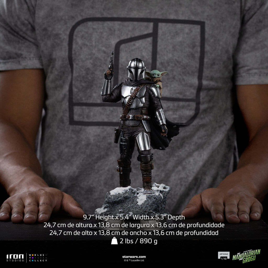 Iron Studios | The Mandalorian and Grogu | Mandalorian and Grogu Movie Art Scale 1/10