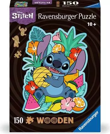 Ravensburger | Disney Stitch | 150 Teile konturgeformtes Holzpuzzle