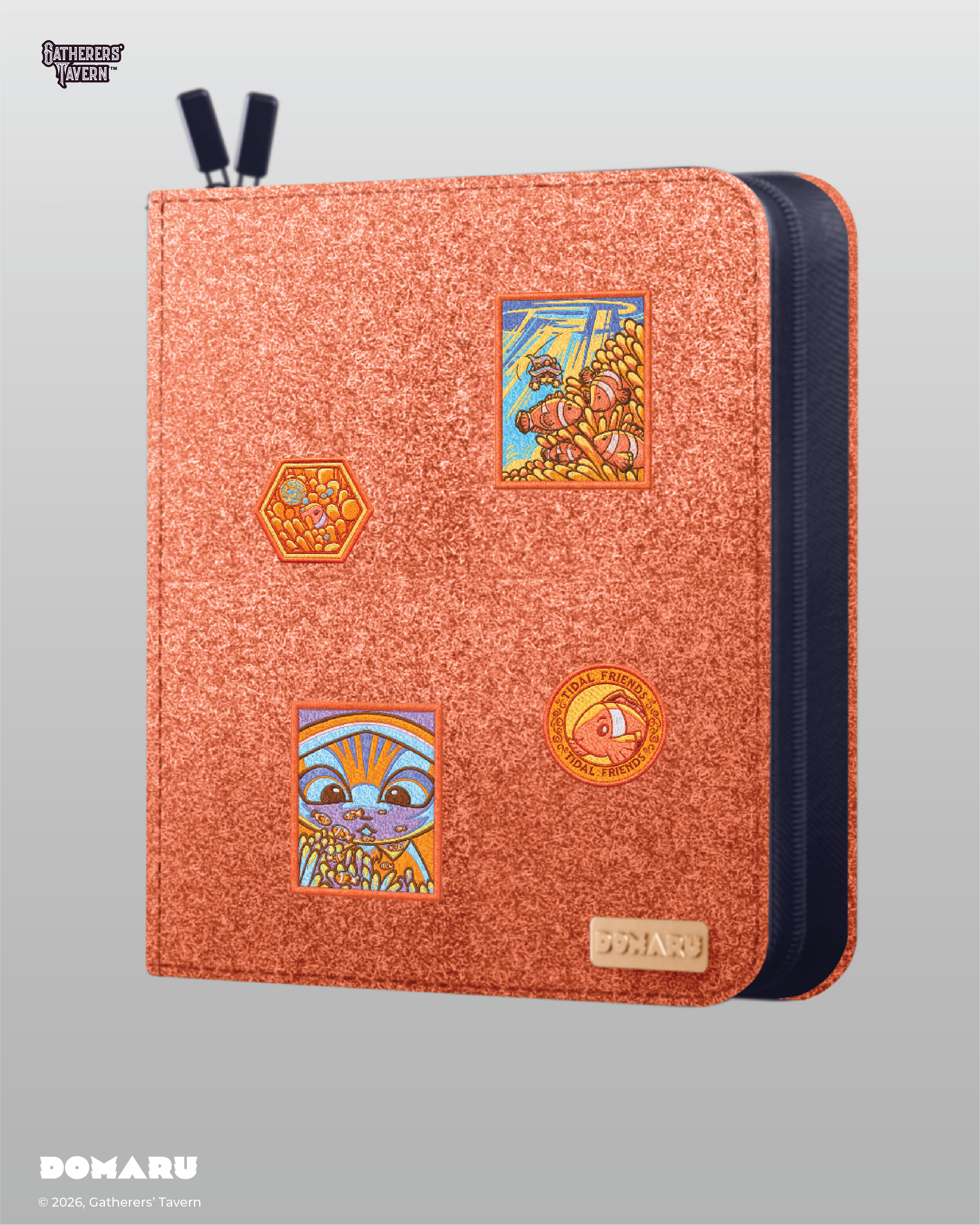 Gatherers' Tavern | Coral Hideaway Deco Patch DOMARU | Binder 12-Pocket
