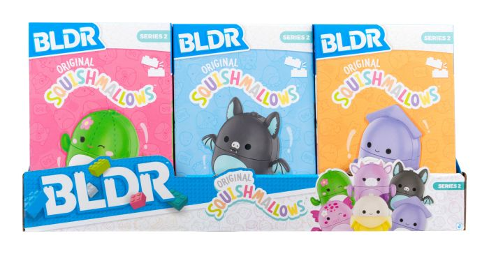 Squishmallows | BLDR Building Set | 2" Figure Assortment (INTL)