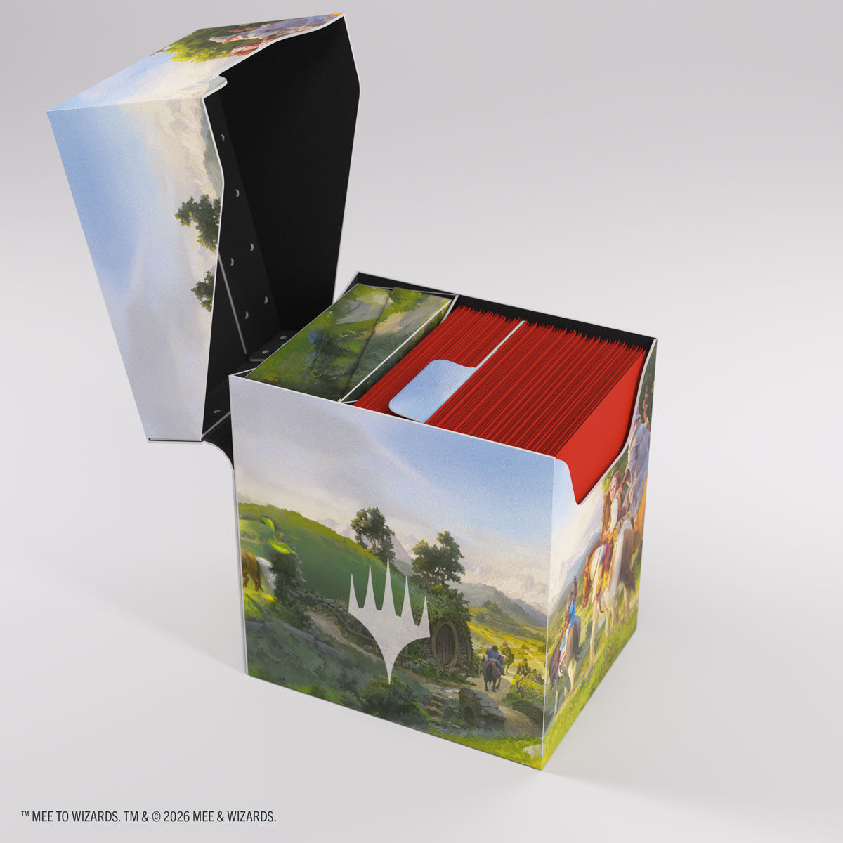 Gamegenic | MTG: The Hobbit - Leaving Hobbiton / Troop of Ponies | Soft Crate 80+ Deckbox