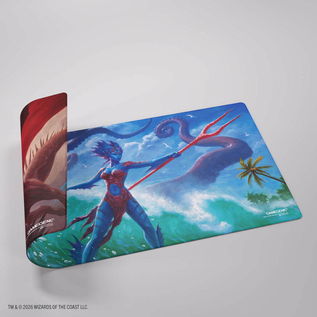 Gamegenic | MTG: Reality Fracture - Kiora of Salt and Sand/Kiora of Fire and Ashes | double-sided Playmat