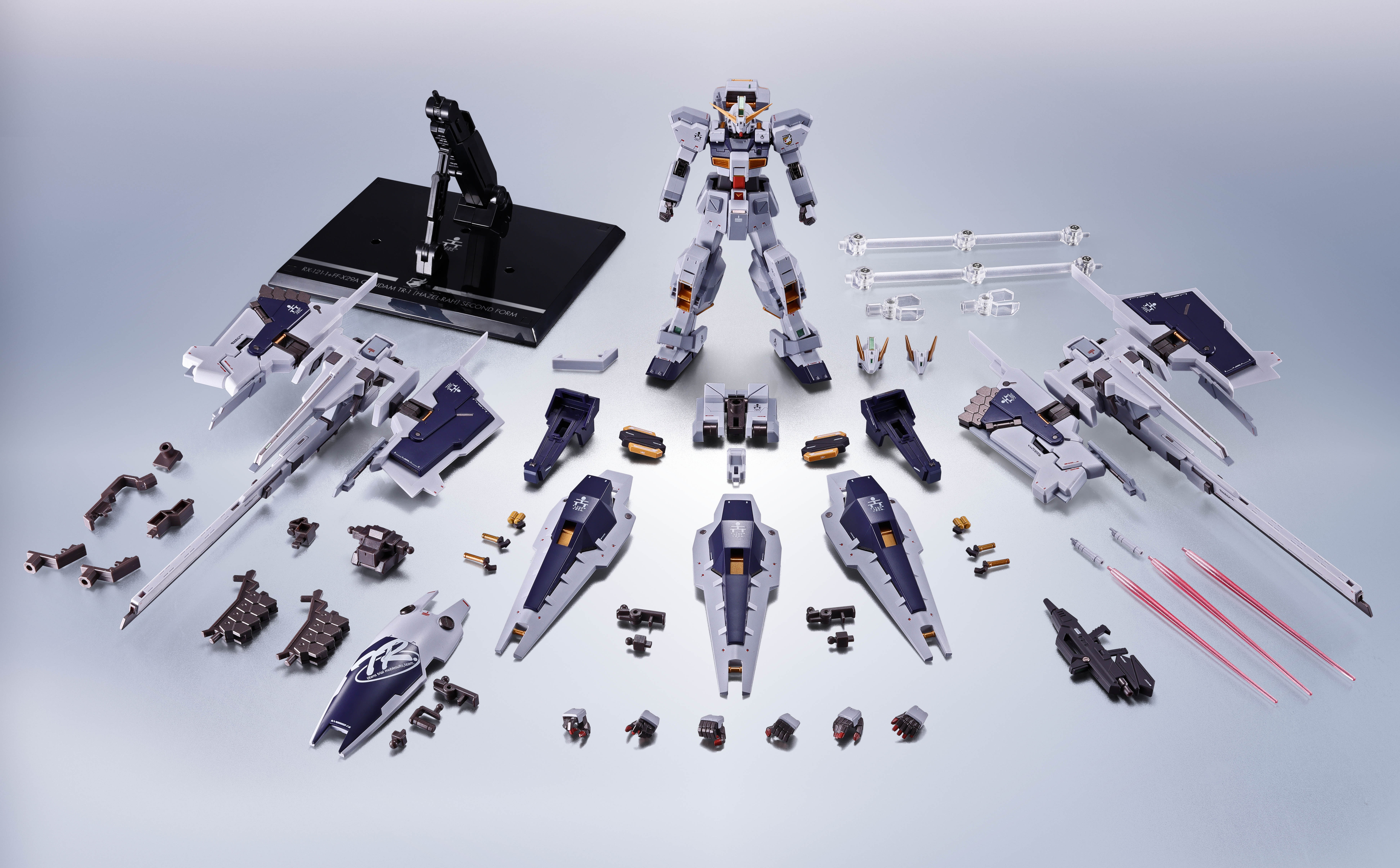 Tamashii Nations | SIDE MS Gundam TR-1 (Hazel-Rah Second Form) Metal Robot Spirits | Mobile Suit Gundam (14cm)