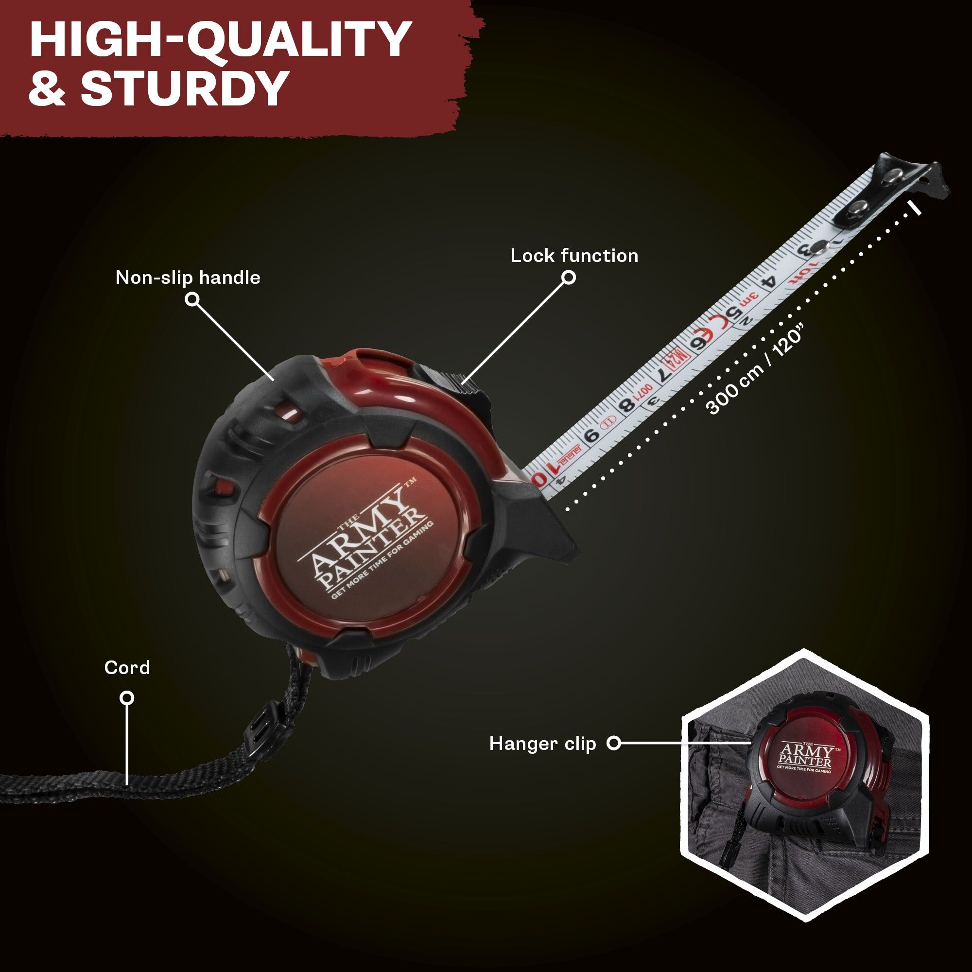 The Army Painter - Rangefinder Tape Measure