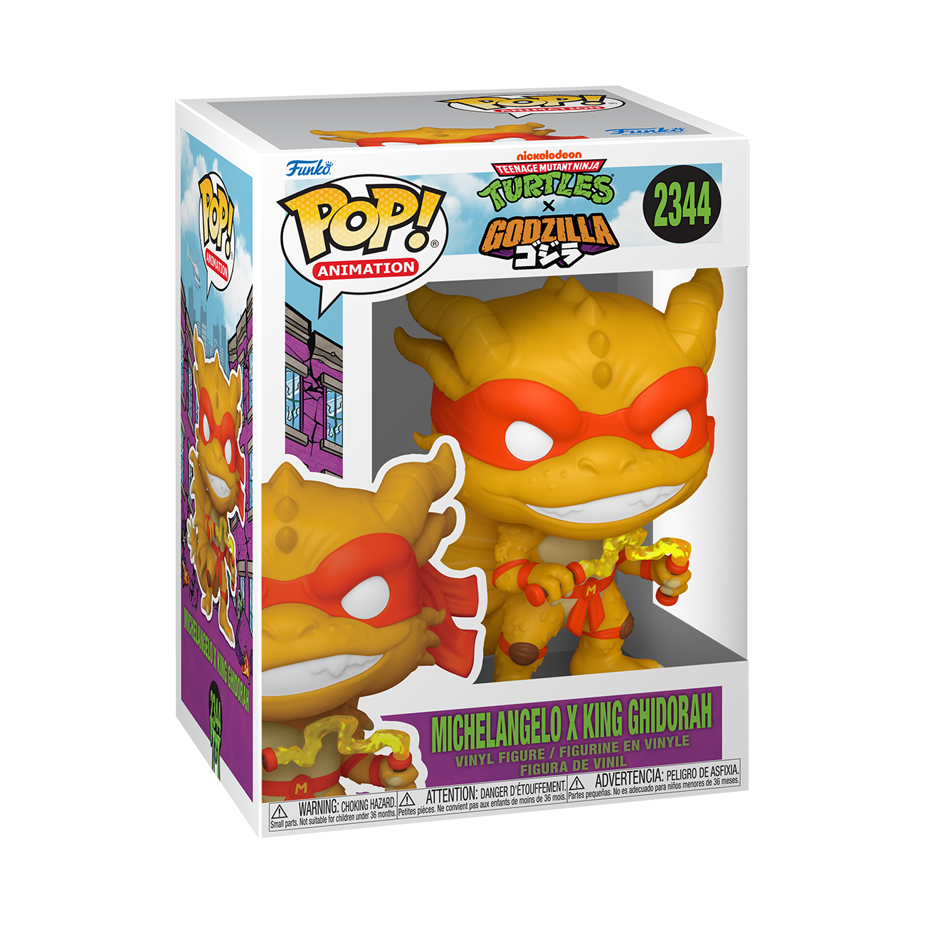 Pop! Vinyl | Michelangelo X Ghidorah | Teenage Mutant Ninja Turtles