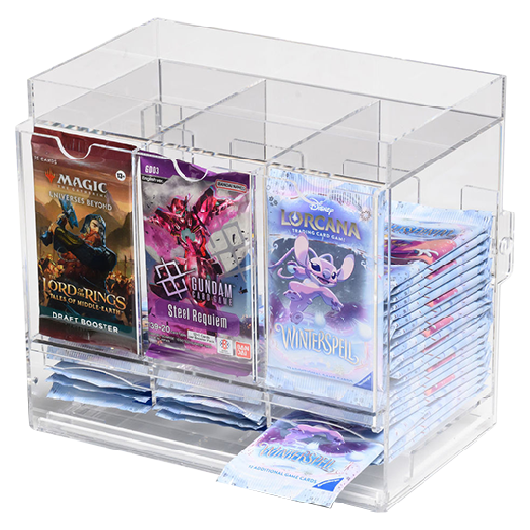 The Acrylic Box | 3-Slot Pack Dispenser | Acryl Dispenser