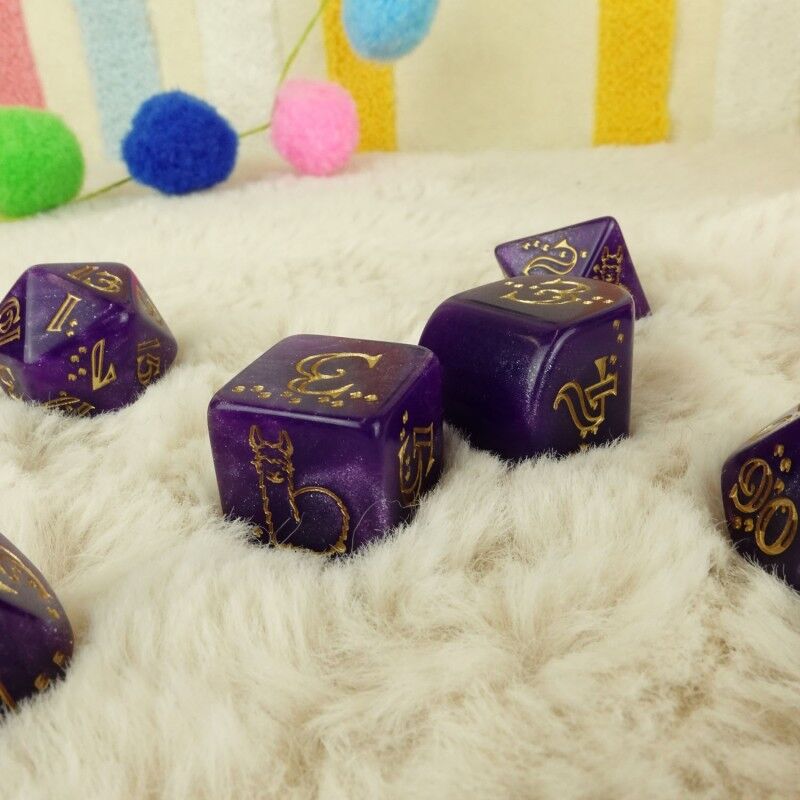 Q Workshop | Zippy | Llama Dice Set