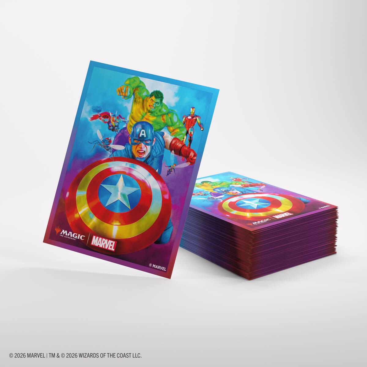 Gamegenic | Marvel Super Heroes - Captain America, Teamleader | Premium Art Sleeves
