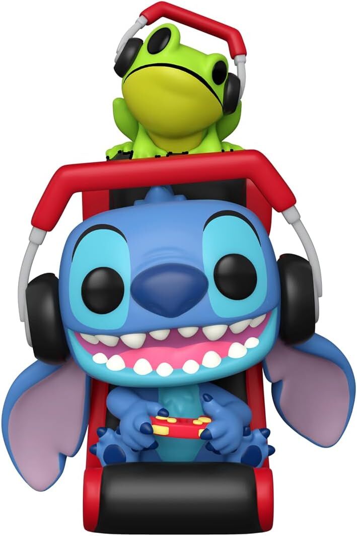 POP! Tees: Gmr Stitch mit Frosch - Lilo & Stitch - XL