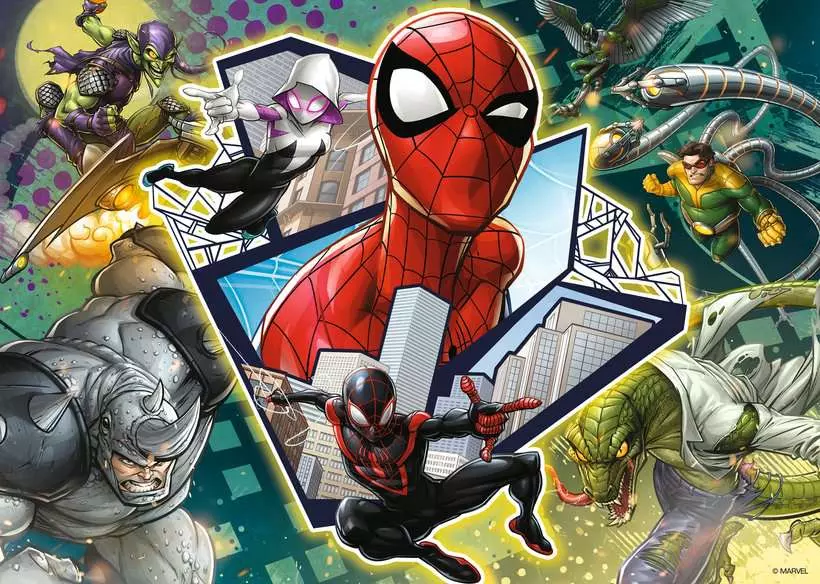 Ravensburger | Der Superheld Spiderman | 125 Teile Bodenpuzzle