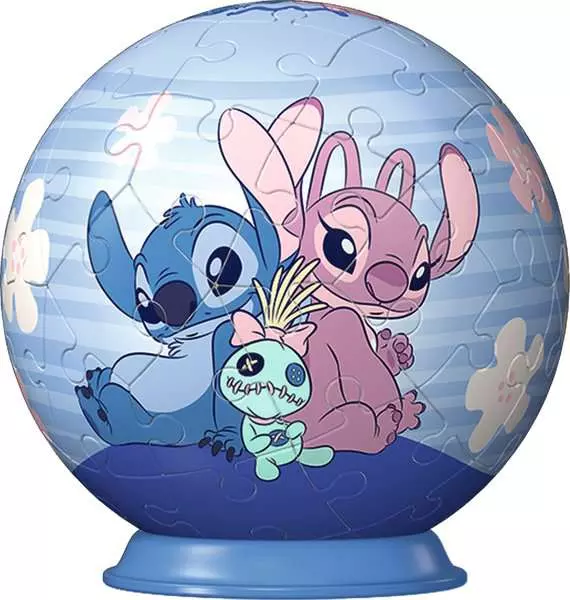 Ravensburger | Disney Stitch & Angel | 3D Puzzle-Ball