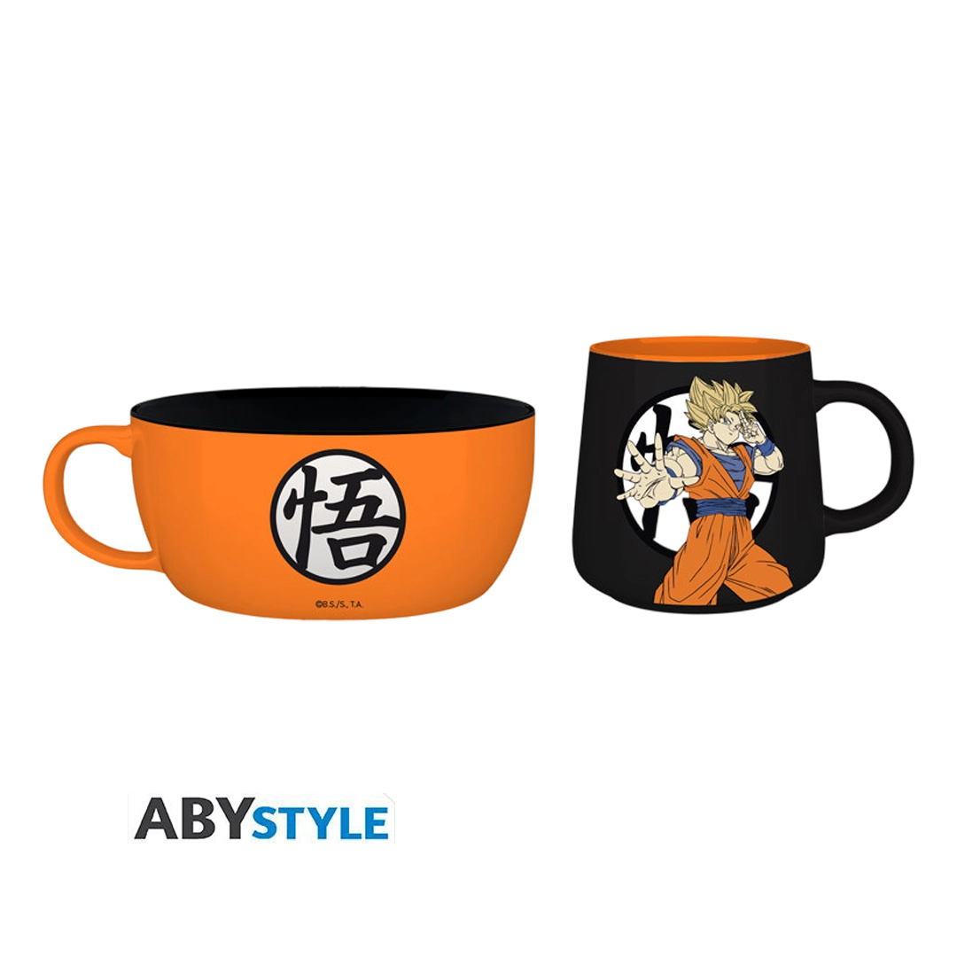 Abysse: Dragon Ball - Breakfast Set Mug and Bowl - Goku