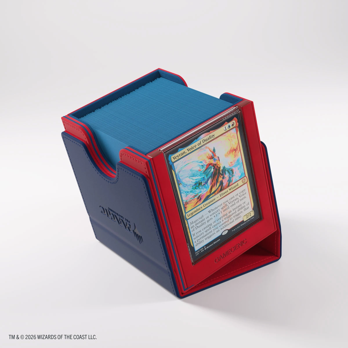 Gamegenic | Secrets of Strixhaven - Rot/Blau | Deckbox Sidekick Plus100+ XL