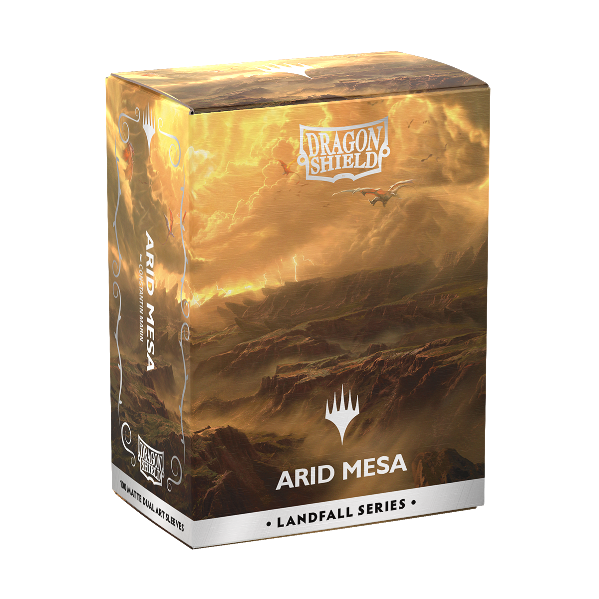 Dragon Shield X Magic: The Gathering: Arid Mesa - Standard Size Sleeves Landfall Series