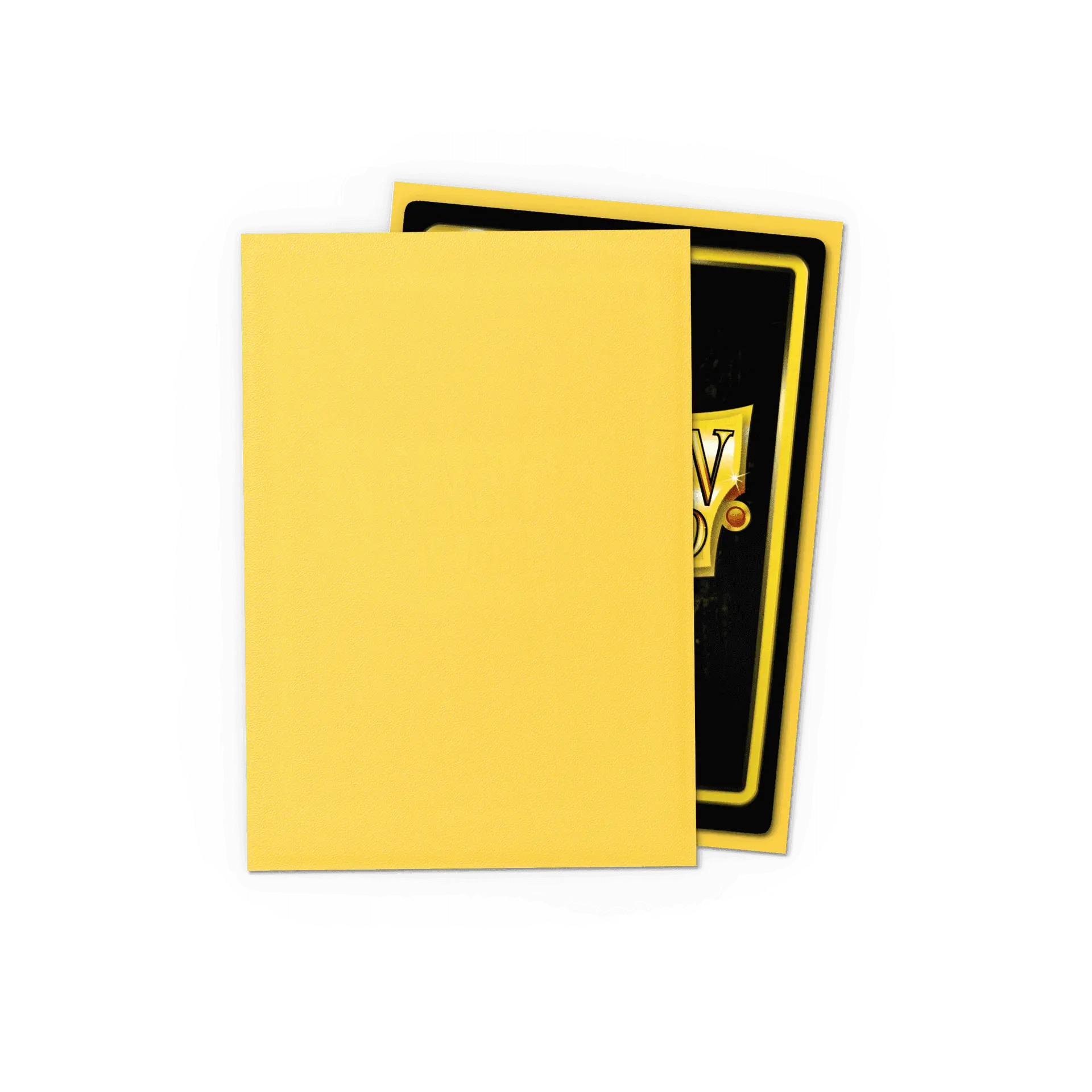 Dragon Shield: Yellow - Matte Sleeves - Japanese Size