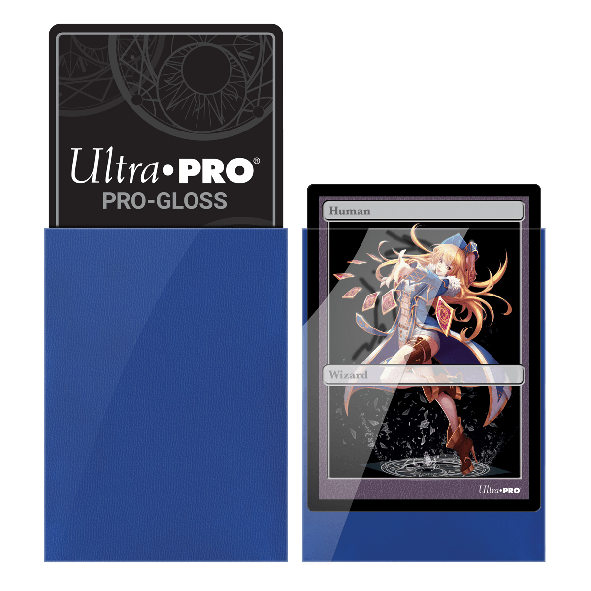 Ultra Pro | PRO-Gloss Small Deck Protector Sleeves | Blue