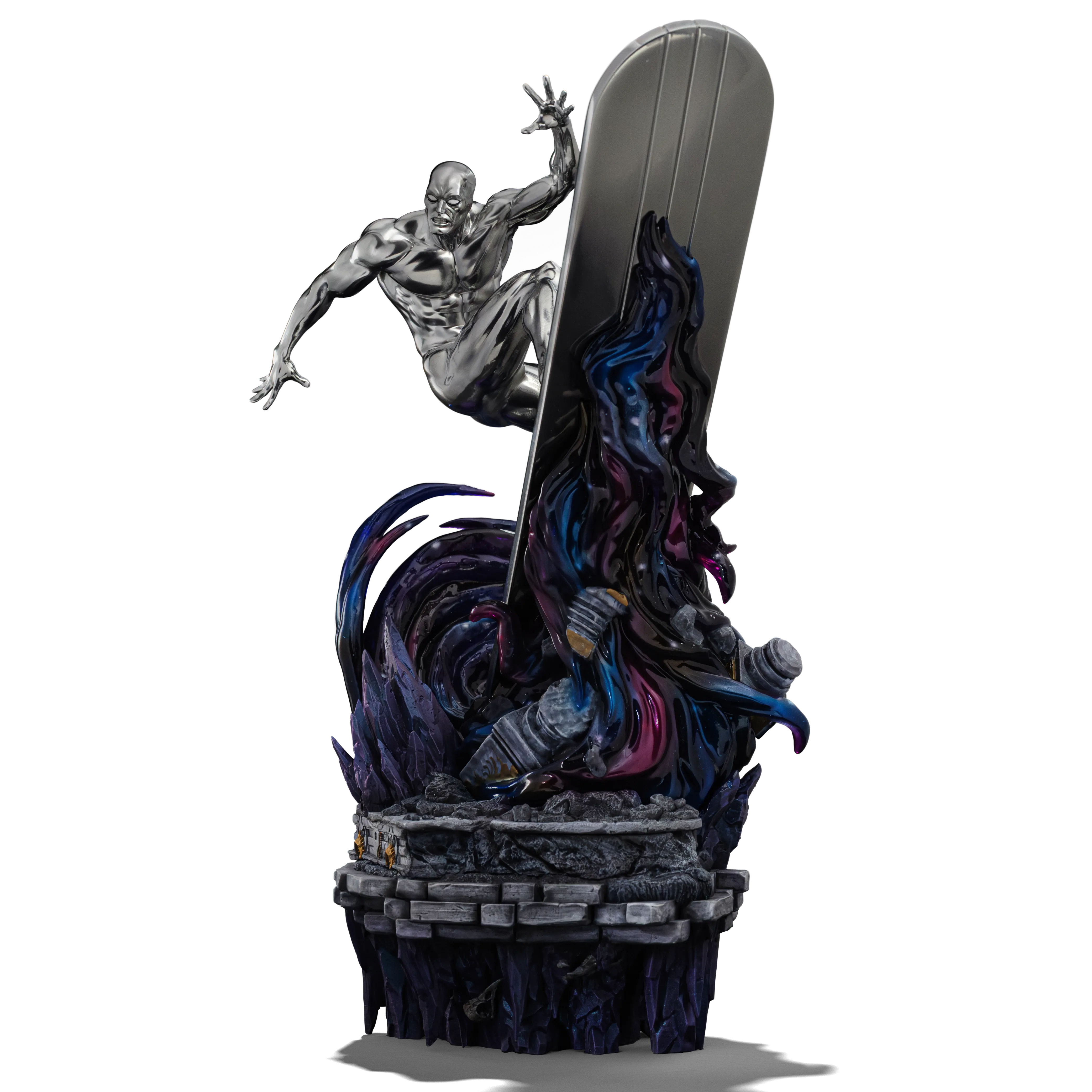 Iron Studios: Silver Surfer - Infinity Gauntlet Diorama Art Scale 1/10