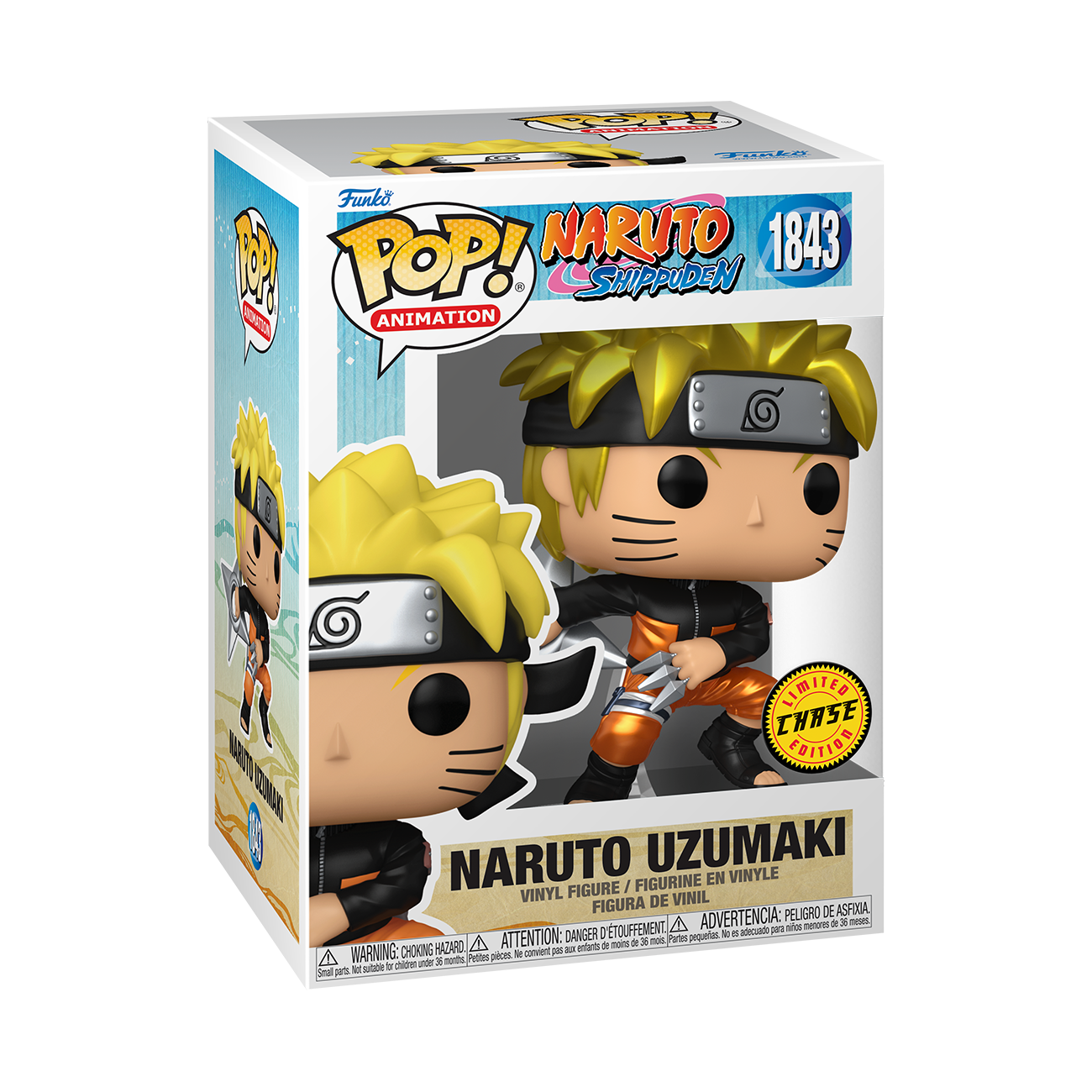 POP! Animation: Naruto Uzumaki with Kunai & Shuriken - Naruto Shippuden (CH)
