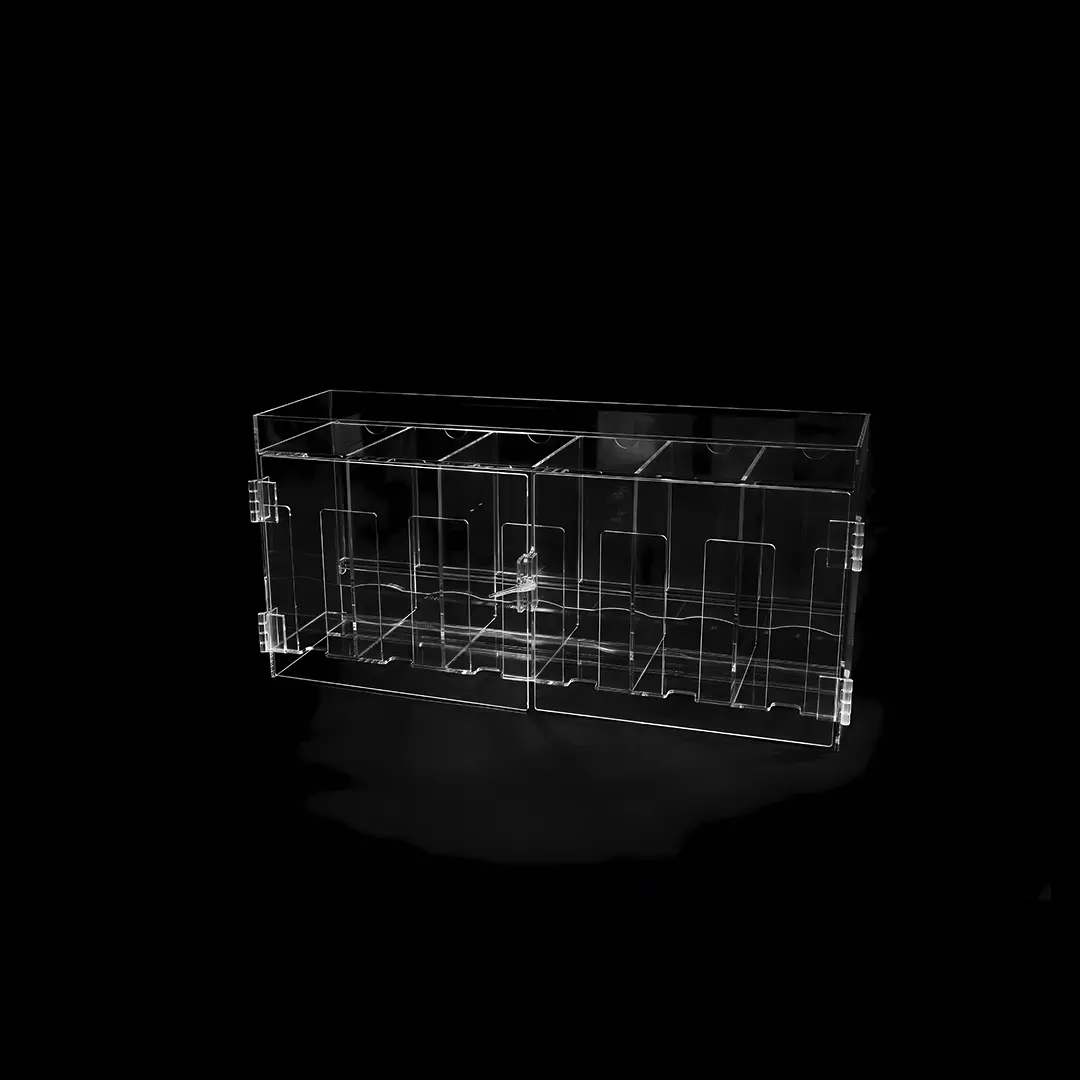The Acrylic Box - 6 Slot Acrylic Pack Dispenser