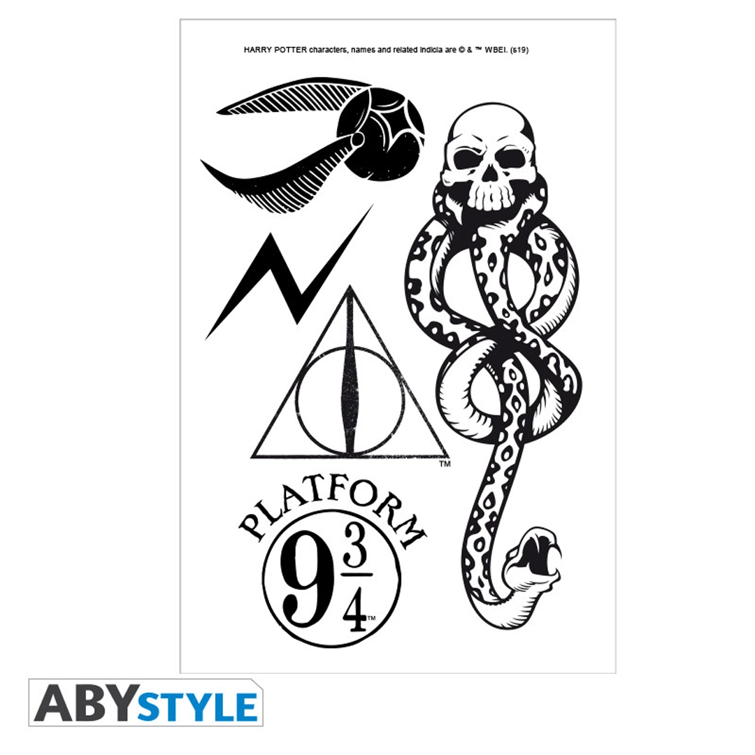 Abysse | Harry Potter - Tattoos (15 x 10cm)
