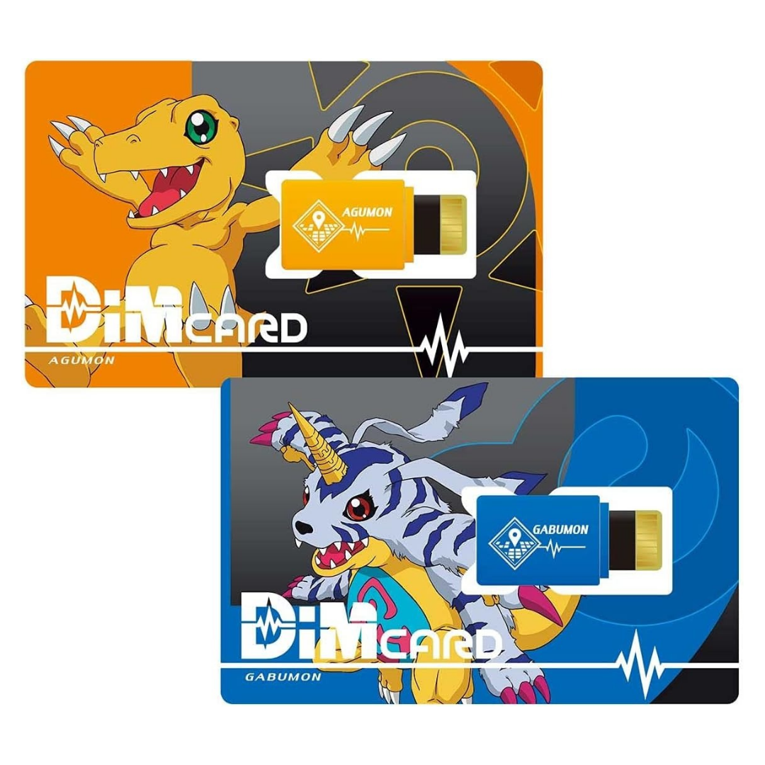 Bandai | Dim Card Set EX Agumon & Gabumon | Digimon Adventure