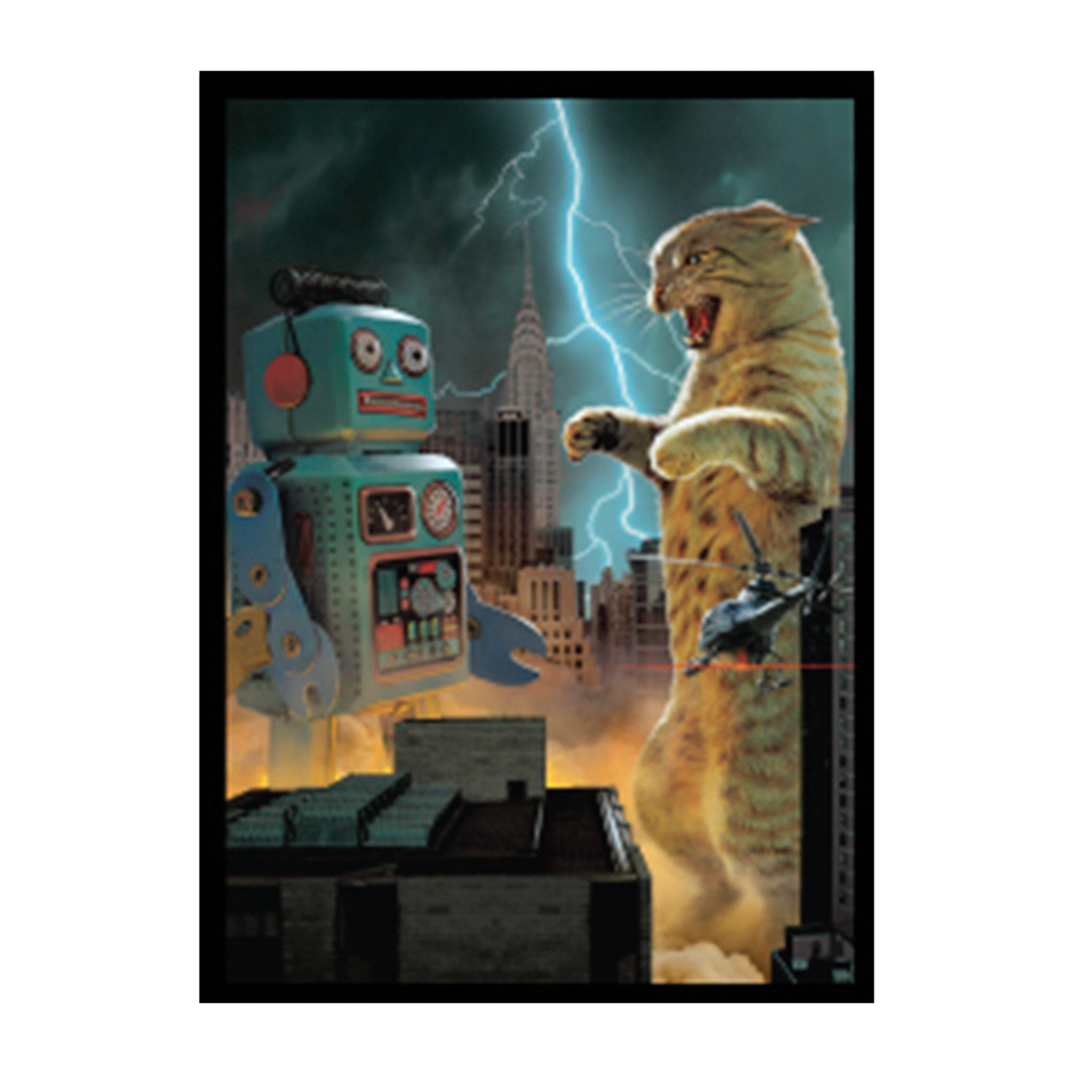 Ultra Pro | Movie Cats - Catzilla | 50pcs Doublematte White Core Sleeves