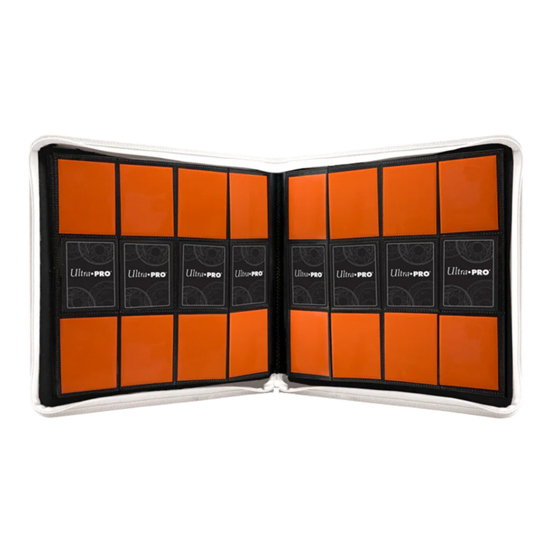 Ultra Pro | Vivid - White | 12-Pocket Zippered PRO-Binder