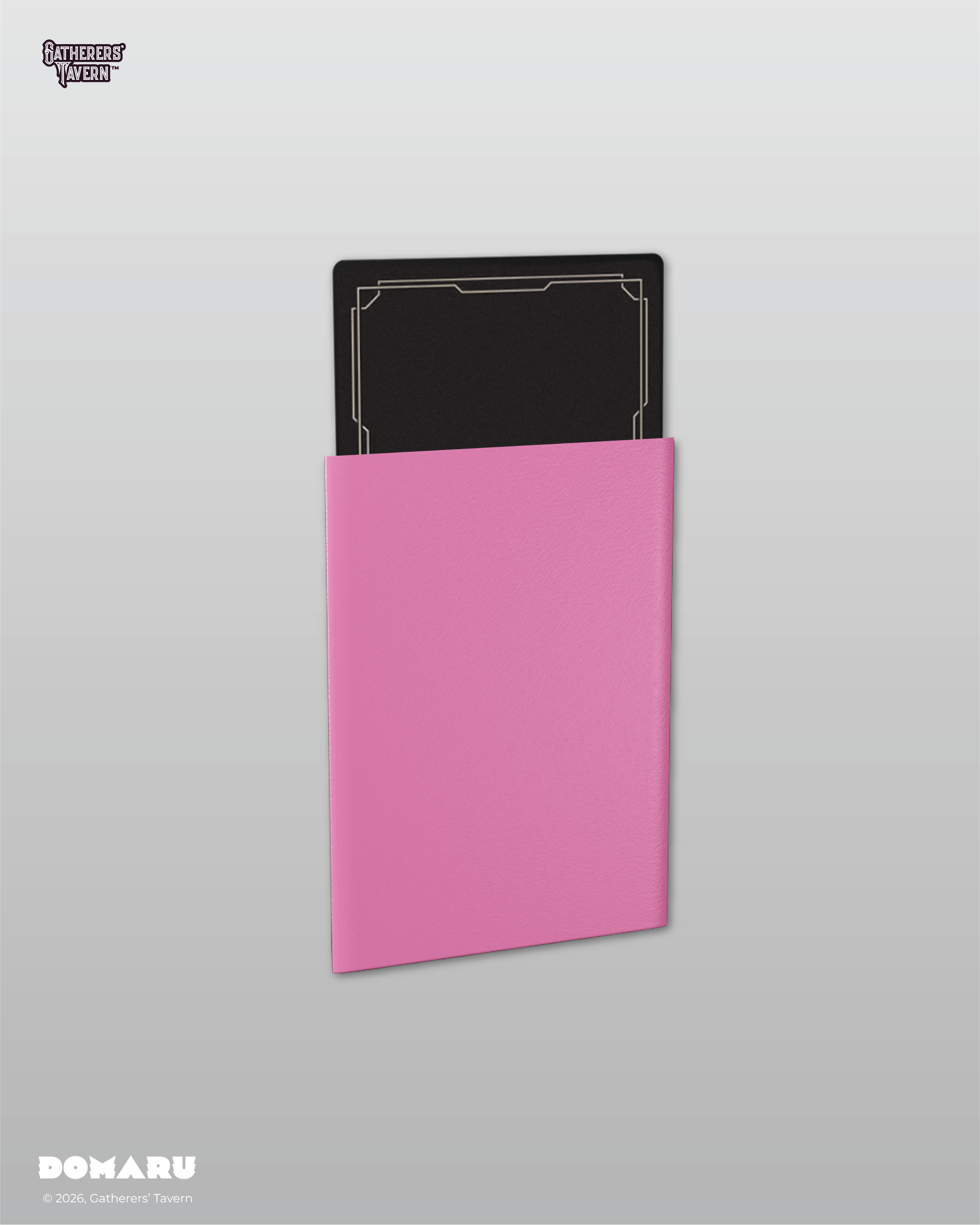 Gatherers' Tavern | Regular Fit Standard Sleeves Valiant Pink| Domaru (100 Sleeves)