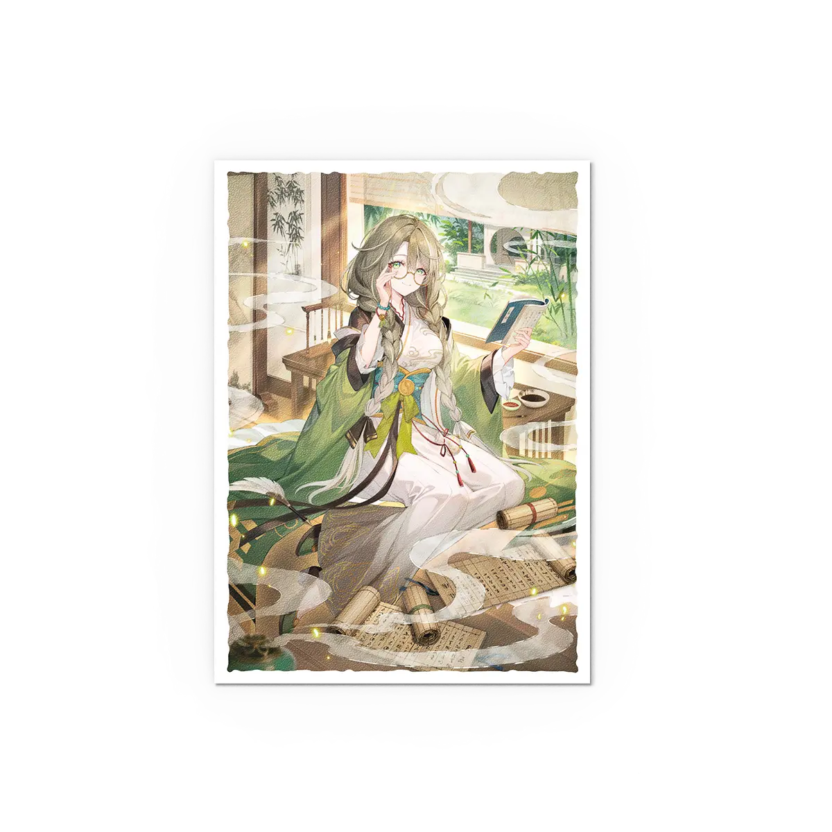 Dragon Shield: Grand Archive - Kongming, Wayward Maven - Matte Art Sleeves - Standard Size