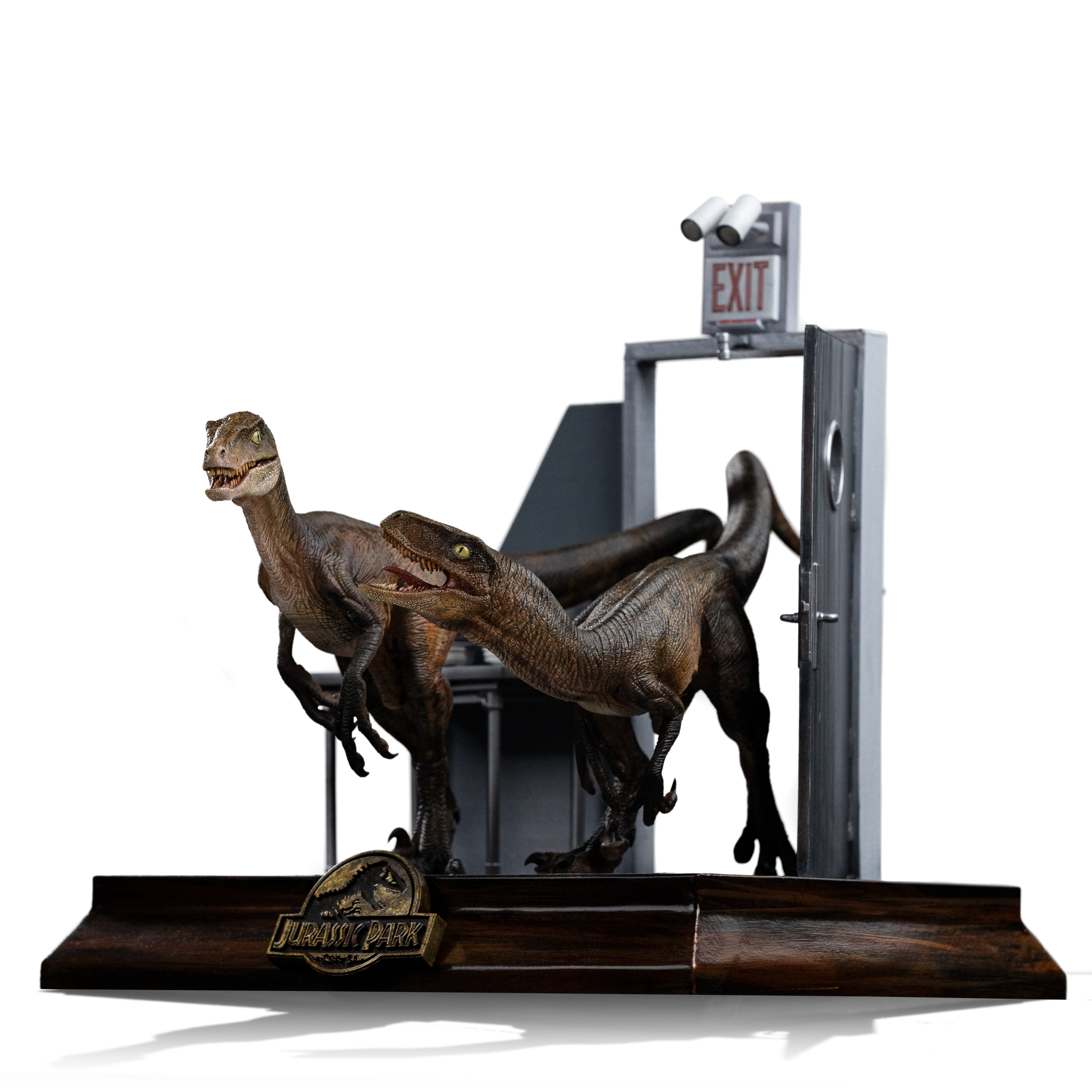 Iron Studios: Raptors at the Kitchen´s Door - Jurassic Park Art Scale 1/10